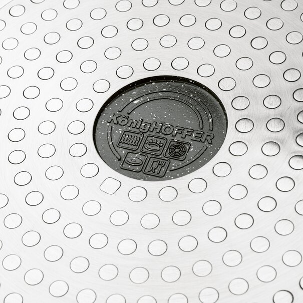 Garnek ceramiczny z pokrywką Konighoffer Kingstone 4,4 l na indukcję