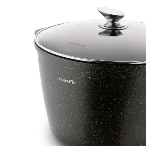 Garnek na indukcję wysoki Konighoffer Pollo 14 l i 2 nakładki