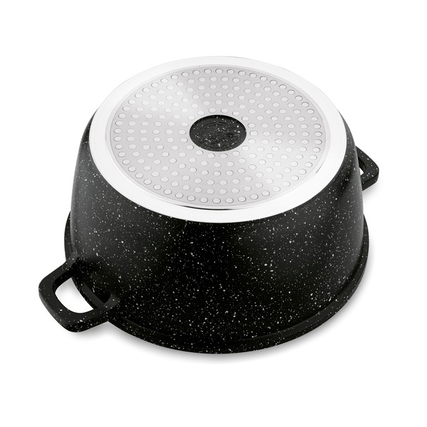 Garnek na indukcję z pokrywką Konighoffer Pollo Black 4,5 l