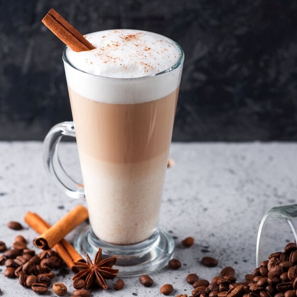 Komplet sześciu szklanek Tadar Caffe Latte 250 ml