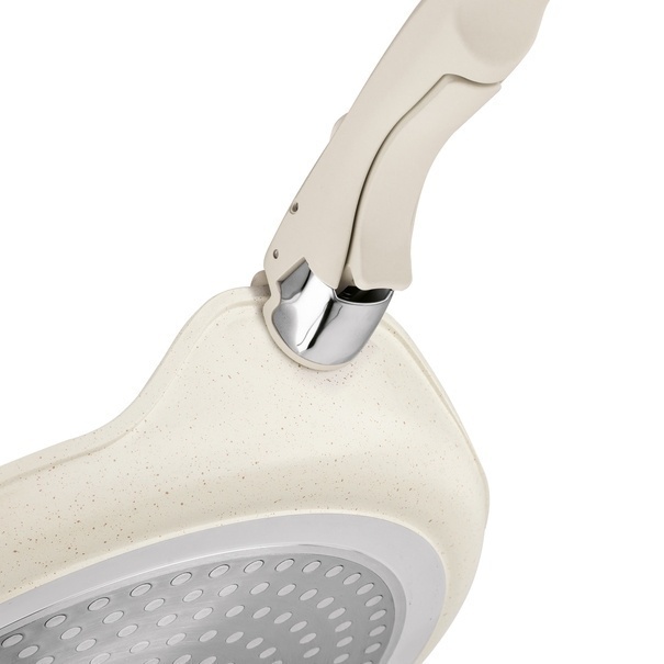 Patelnia do naleśnik&oacute;w indukcyjna Starke Pro Compacti Cream 26 cm z odpinanym uchwytem