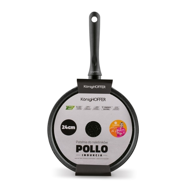 Patelnia do naleśnik&oacute;w na indukcję Konighoffer Pollo 24 cm