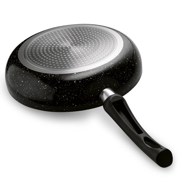 Patelnia marmurkowa non-stick głęboka Tadar Marmara Black 28 cm