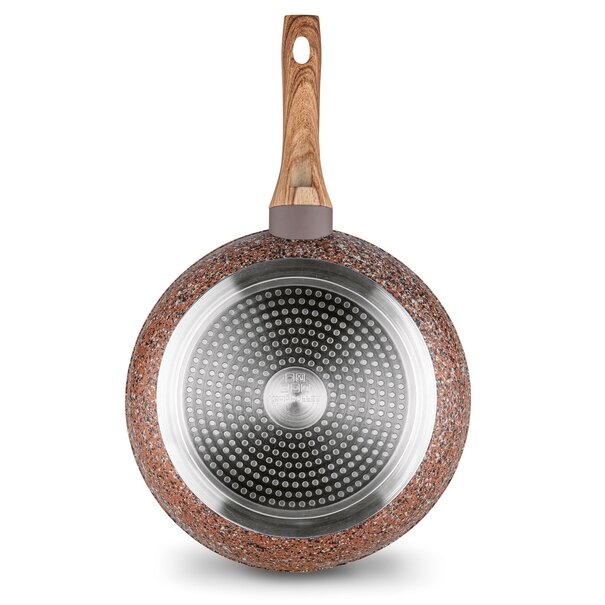 Patelnia na indukcję granitowa Konighoffer Brown Rock 28 cm