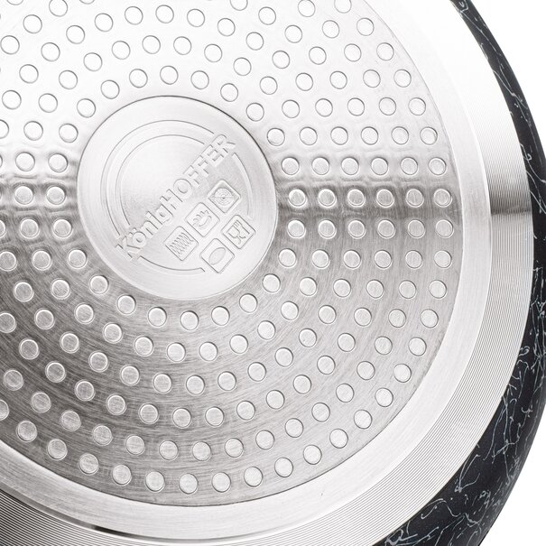 Patelnia na indukcję non-stick Konighoffer Siro Silver 28 cm