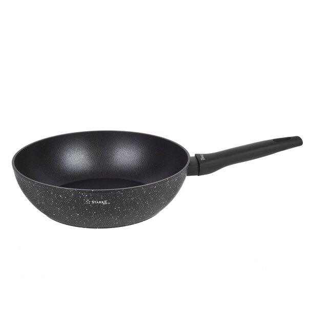 Patelnia WOK z pokrywką non-stick na indukcję Starke Pro Sirius 28 cm