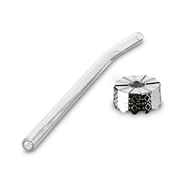 Szklanka ze słomką Tadar Bombka 400 ml