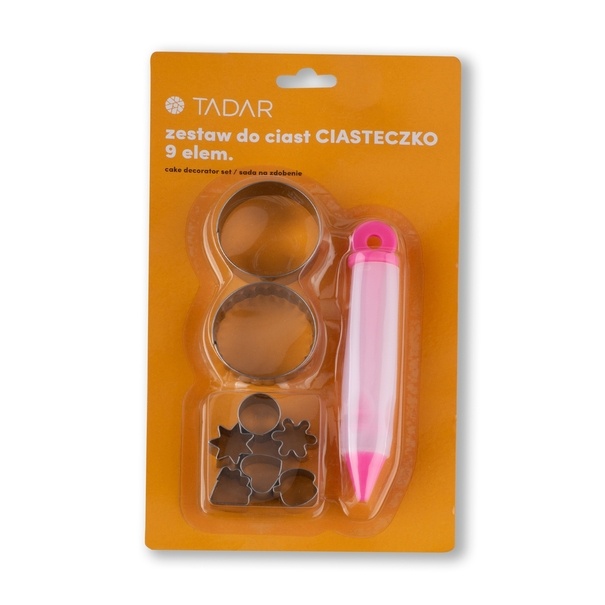 Zestaw cukierniczy do ciasteczek Tadar 9 element&oacute;w