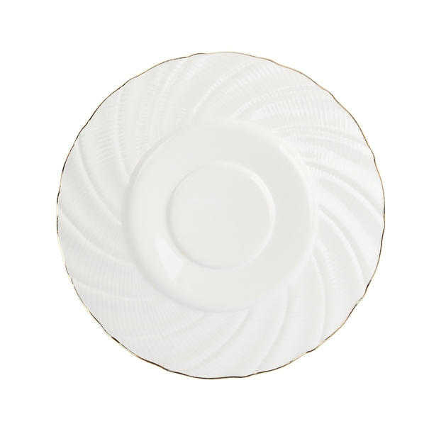 Zestaw dw&oacute;ch filiżanek porcelanowych ze spodkami Tadar Sonata 280 ml