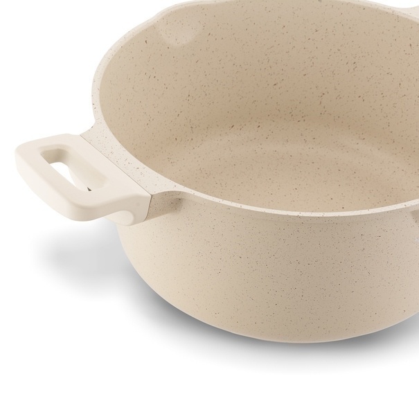 Zestaw garnk&oacute;w indukcyjnych Konighoffer Creamy Marble 10 element&oacute;w