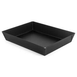 Blacha do pieczenia uniwersalna Spinwar 36 x 28 x 6 cm czarna