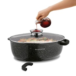 Brytfanna ceramiczna owalna Konighoffer Kingstone 8 l na indukcję