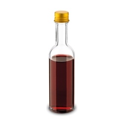 Butelka szklana Tadar Anis 50 ml złota zakrętka