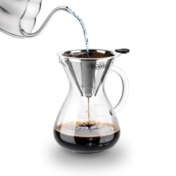 Dzbanek przelewowy do kawy i herbaty z zaparzaczem Tadar Freddo 800 ml