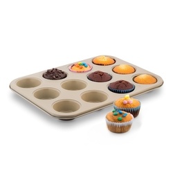Forma do 12 muffinek z powłoką ceramiczną Tadar 35 x 26,5 x 3 cm