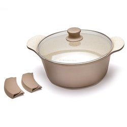 Garnek aluminiowy z pokrywką Starke Pro Pallace 28 cm