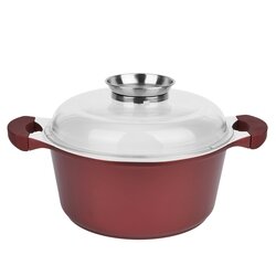 Garnek ceramiczny Starke Pro Cobre 4,3 l ze szklaną pokrywką