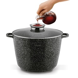 Garnek ceramiczny wysoki Konighoffer Kingstone 10 l okrągły z aromatyzerem