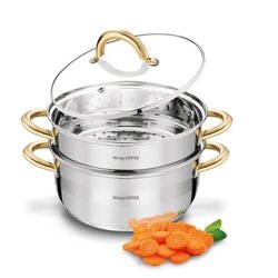 Garnek do gotowania na parze Konighoffer Faro Gold 2,9 l 3 elementy