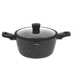 Garnek na indukcję non-stick z pokrywką Starke Pro Sirius 4,5 l