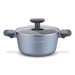 Garnek na indukcję non stick z pokrywką Starke Pro Double 2,65 l