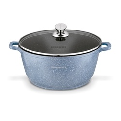 Garnek na indukcję z pokrywką Konighoffer Pollo Blue 6,3 l