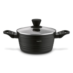 Garnek na indukcję z powłoką marmurową i pokrywką Konighoffer Willow 2,5 l