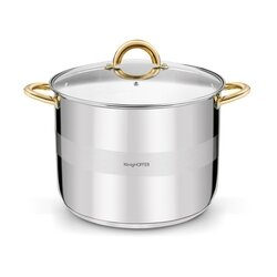 Garnek na indukcję ze stali nierdzewnej wysoki Konighoffer Faro Gold 12 l