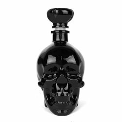 Karafka do whisky Tadar Scull 750 ml czarna