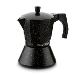 Kawiarka włoska KonigHOFFER Black Granite Marble 300 ml