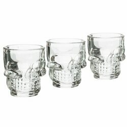 Komplet 3 kieliszków Tadar Czaszka 45 ml