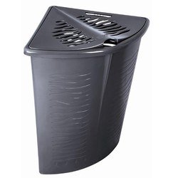 Kosz na bieliznę narożny Branq Zebra 45 l antracyt
