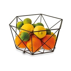 Kosz na owoce Tadar Deco 29 x 26 x 14,5 cm czarny