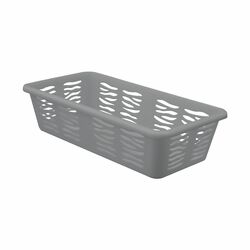Koszyk plastikowy uniwersalny Branq Zebra 19,7 x 10 x 5 cm szary