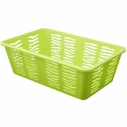 Koszyk plastikowy uniwersalny Branq Zebra 25 x 15,8 x 8,1 cm zielony