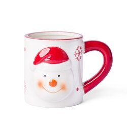 Kubek ceramiczny bożonarodzeniowy Tadar Bałwanek 350 ml