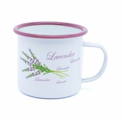 Kubek emaliowany retro Tadar Lawenda 500 ml