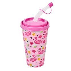 Kubek ze słomką Hega 560 ml mix wzor&oacute;w