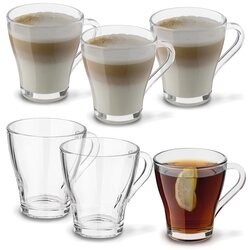 Kubki szklane Tadar Molly 250 ml 6 sztuk