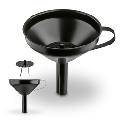 Lejek metalowy z uchwytem i sitkiem Konighoffer Dark