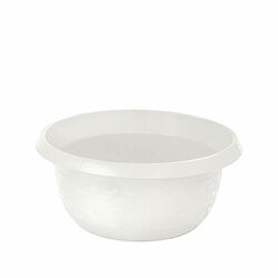 Miska plastikowa okrągła Branq Cotton 5 l biała