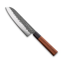 N&oacute;ż Santoku ręcznie robiony z twardej stali Starke Pro Toshiro 18 cm
