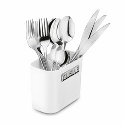 Ociekacz na sztućce Tadar Cuisine 13,5 x 7,5 x 10,8 cm biały