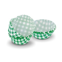 Papierowe papilotki do muffinek Tadar Zielone 60 sztuk mix wzor&oacute;w