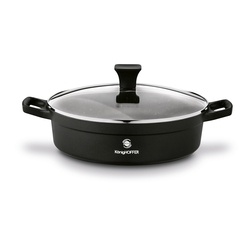 Patelnia aluminiowa na indukcję kr&oacute;tkie uchwyty Konighoffer Vitello 28 cm