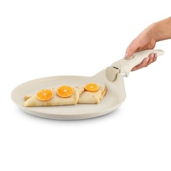 Patelnia do naleśników indukcyjna Starke Pro Compacti Cream 26 cm z odpinanym uchwytem