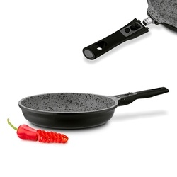 Patelnia granitowa z odpinaną rączką Konighoffer Roche 28 cm