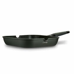 Patelnia grillowa marmurowa na indukcję Starke Pro Viridi 28 cm