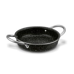 Patelnia marmurkowa non-stick Krótkie uchwyty Tadar Marmara Black 16 cm bez indukcji