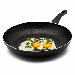 Patelnia marmurkowa non-stick Tadar Marmara Black 30 cm indukcja